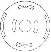 Fig.  97.  Type of zonal mask used in the testing of large mirrors.