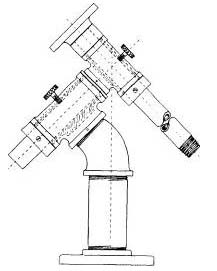 Fig. 73. A rigid pipe mounting, with babbitted bearings.